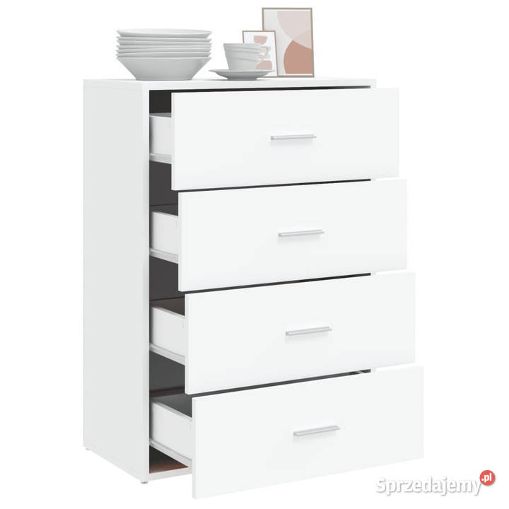 Szafka biała 60x31x84 materiał drewnopochodny Pozostałe