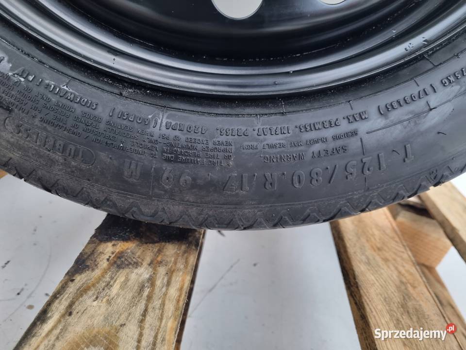 KOŁO DOJAZDOWE Volvo S80 II V70 III dojazdówka