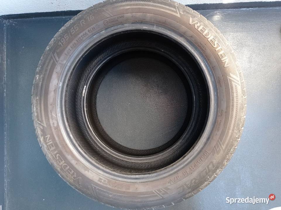 Opony Vredestein Ultrac 19555 R16 87V lato 2023 mazowieckie sprzedam