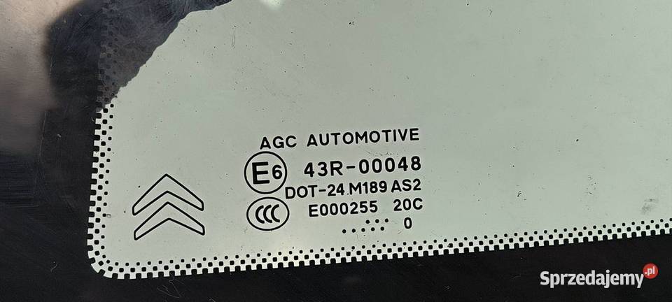 SZYBA BOCZNA CITROEN C3 osobowe Lipno