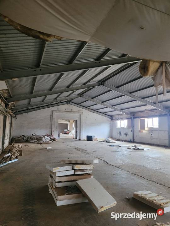 hala konstrukcja stalowa 66 x 15 x 4 Tłuchowo