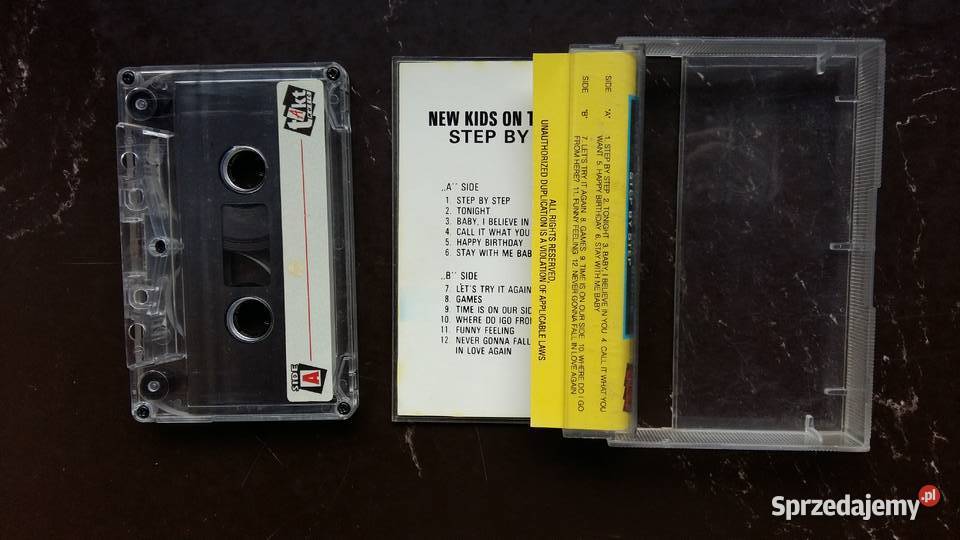 Kaseta magnetofonowa NKOTB Step by step Wyd Takt Siemiatycze