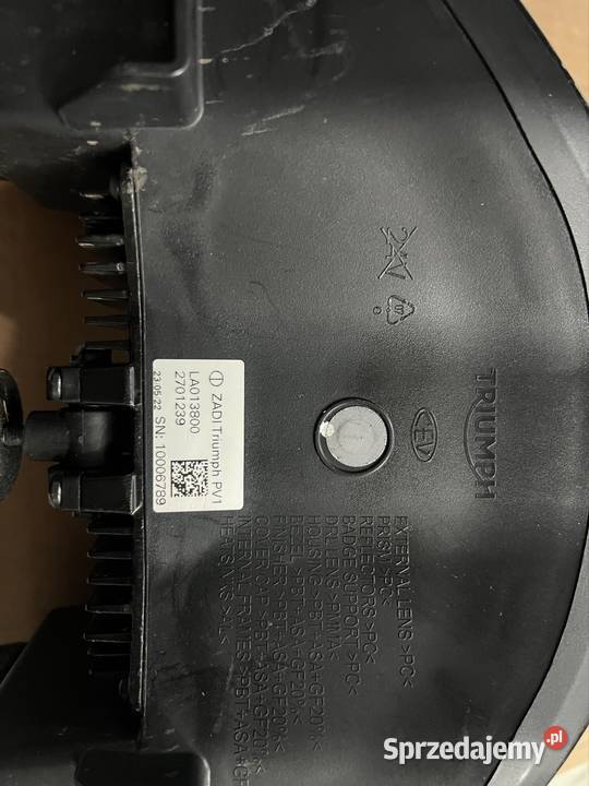 Triumph Tiger 1200 2022 lampa przód Włocławek sprzedam