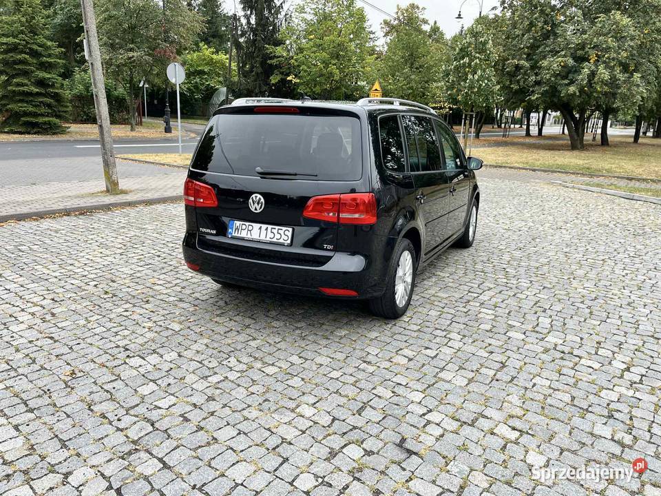 VW Touran 2014r 7osWersja Life welurowa tapicerka