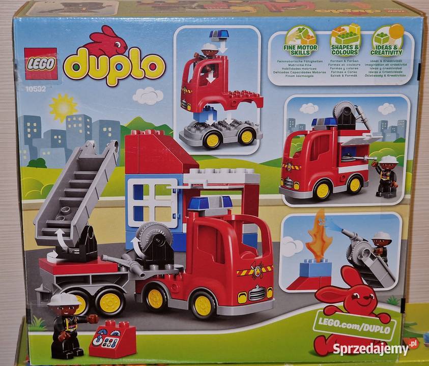 LEGO DUPLO 10592 Wóz strażacki pudełko Klocki Warszawa