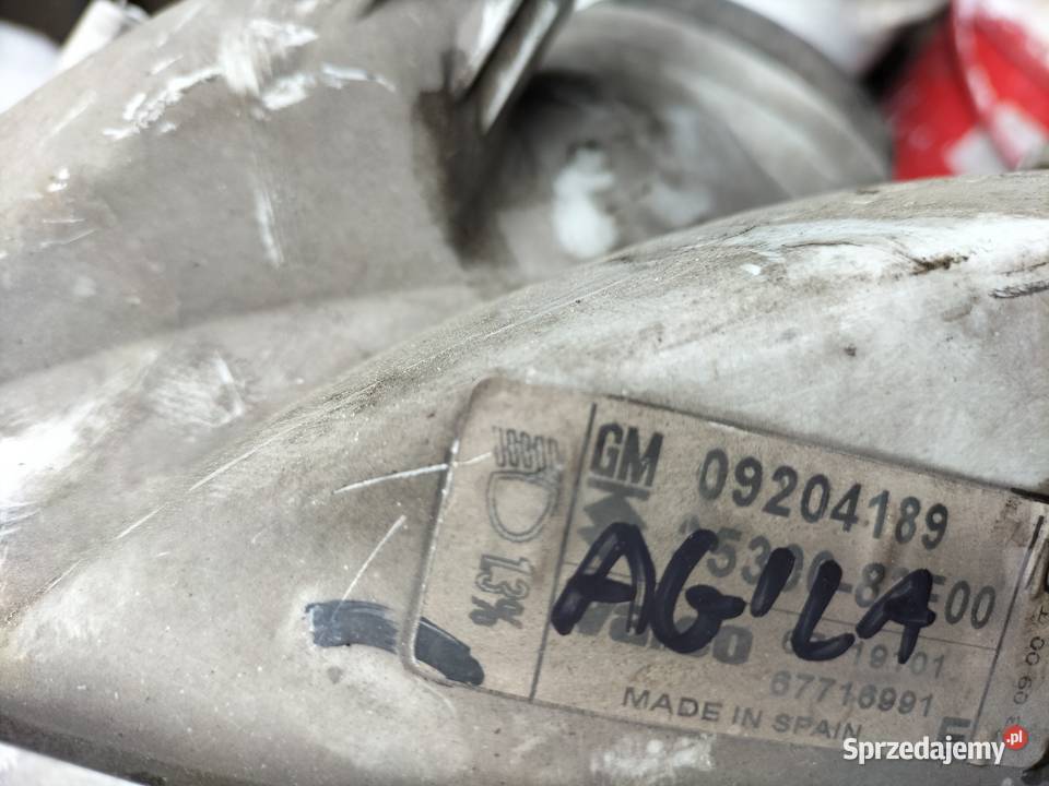 LAMPA LEWA OPEL AGILLA Oświetlenie sprzedam