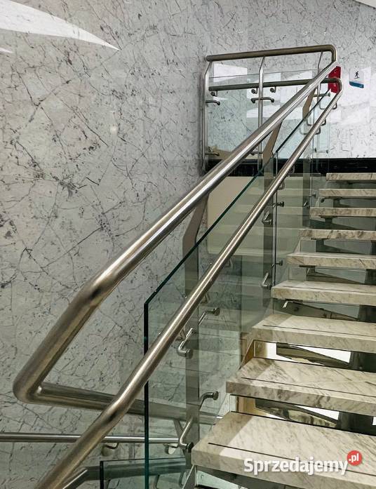 Balustrady poręcze nierdzewne malowane