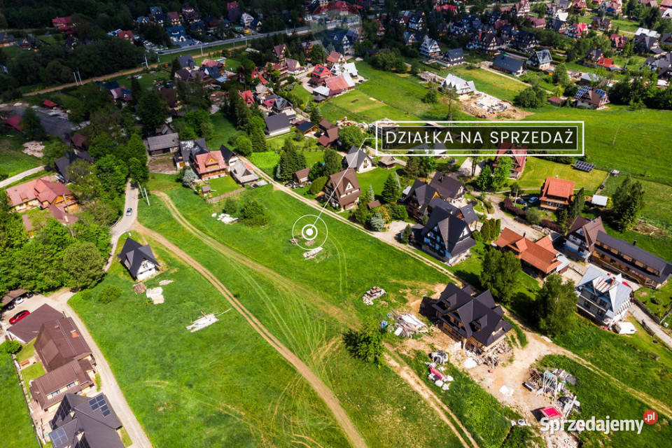 Działka budowlana w Poronienie B budowlana Poronin