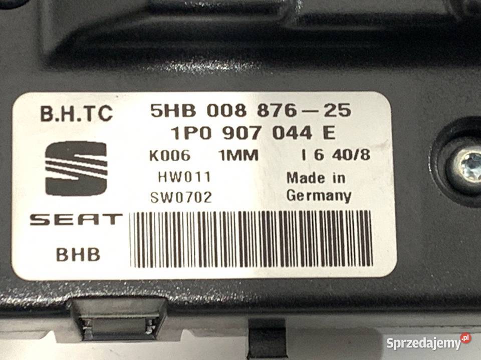 PANEL STEROWANIA NAWIEWU SEAT LEON II 1P0907044E