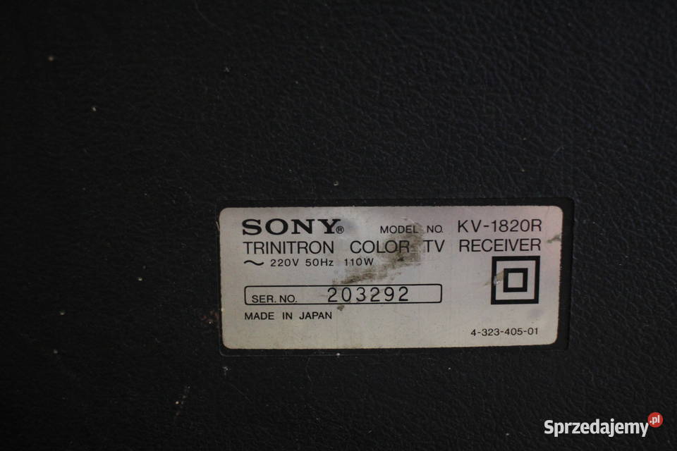 Sony Trinton KV1820R WYJĄTKOWY MODEL Antyk śląskie Góra