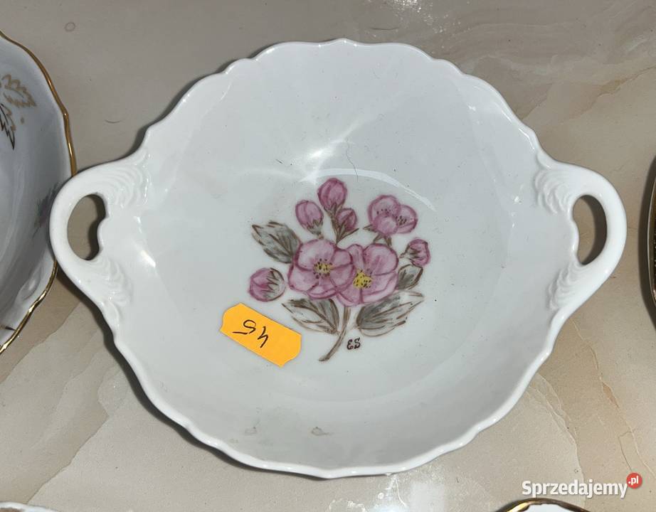 Porcelanowa miseczka Bez sygnatury Biała sprzedam