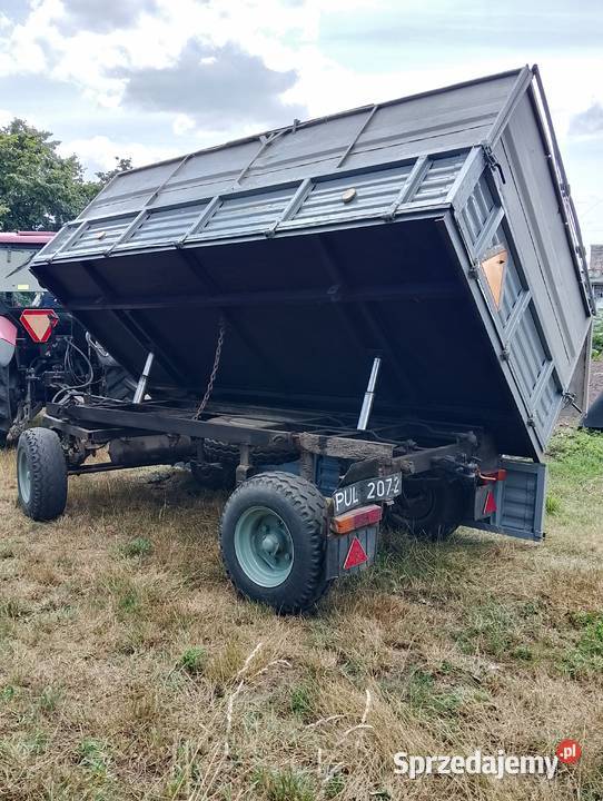Przyczepa rolnicza D45 4tony wywrotka na 2 Tomaszów Mazowiecki