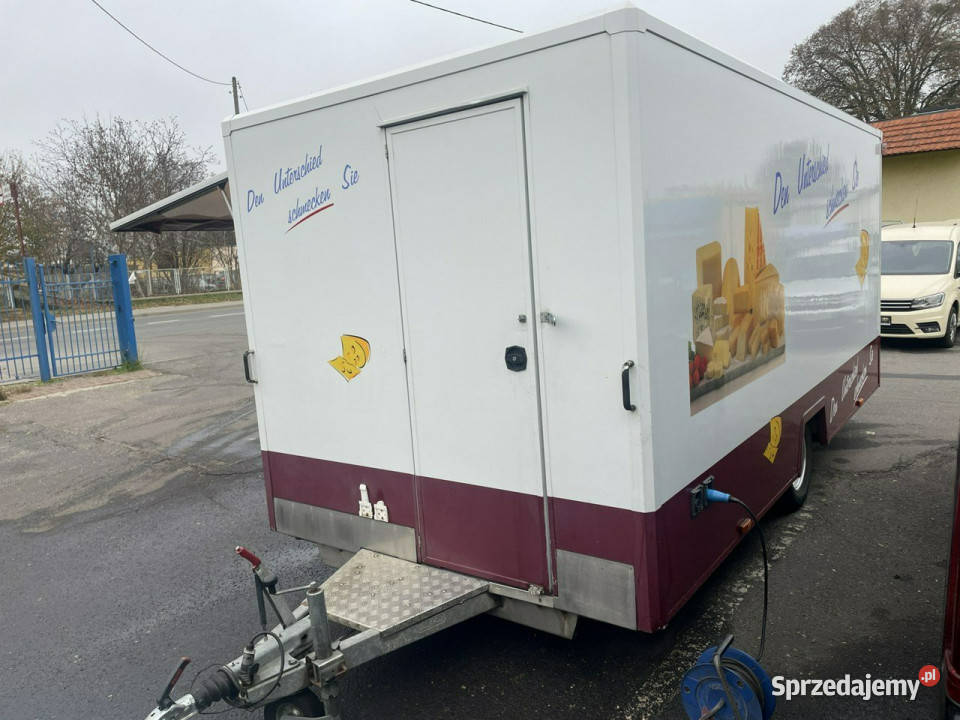 Inna inny Przyczepa Gastronomiczna food truck biały Syców