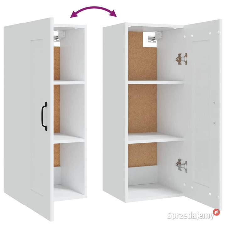 Szafka wisząca biała 35x34x90 materiał Warszawa