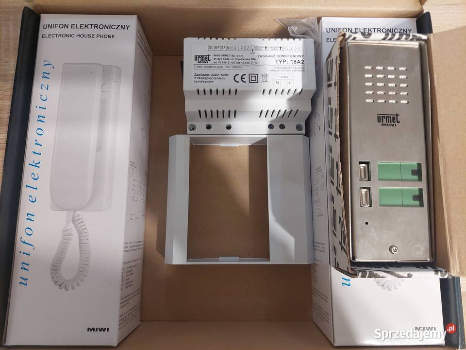 Domofon dwurodzinny Urmet Dom i Ogród Łódź
