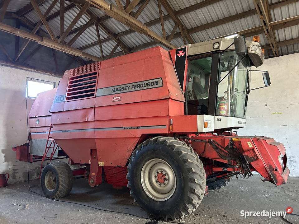 Kombajn zbożowy Massey Ferguson MF40 nieuszkodzony Smolnica