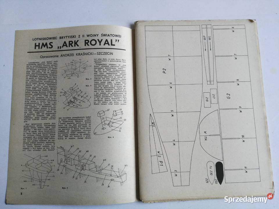 Mały Modelarz 11121990 Lotniskowiec HMS ARK Dąbrowa Górnicza