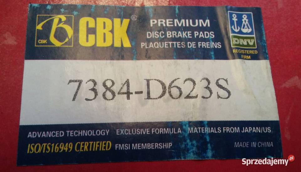 KLOCKI 7384D623S USA BUICK CADILLAC CHEVROLET Częstochowa