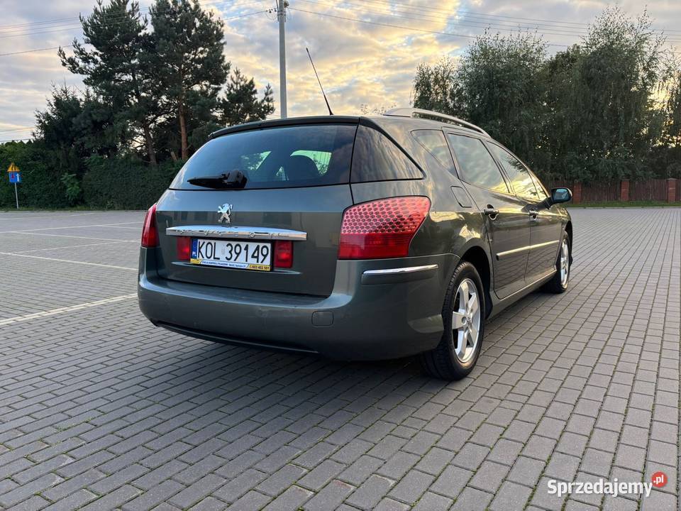 Peugeot 407 ŚW 16 HDi 2009r Panorama czujnik deszczu Rzeszów