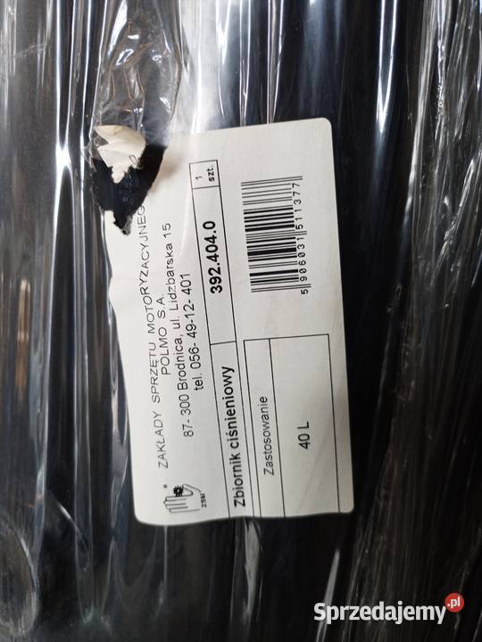 zbiornik powietrza 40 l Gdynia