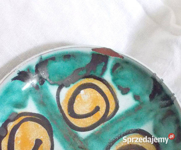 prl ceramika malowana ręcznie prl miseczka Pozostałe Szczecin sprzedam