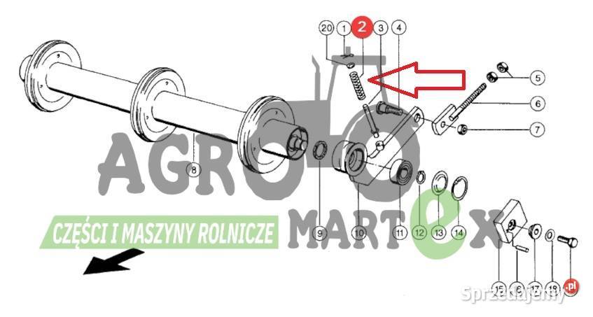 0006537931 653793 0006537930 SPRĘŻYNA CLAAS Wichrów
