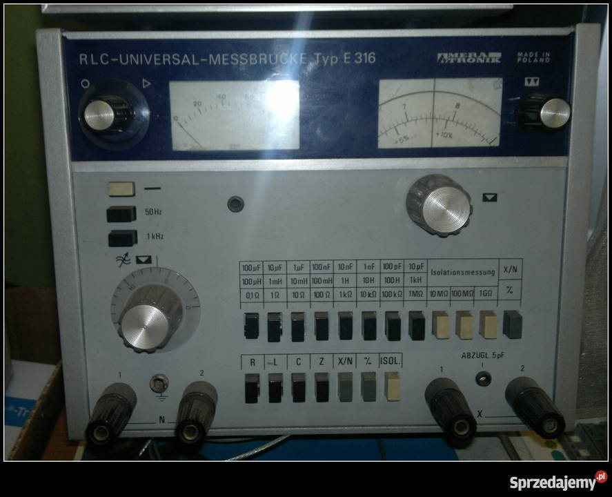 RLC Universal messbrucke typ E 316 Meratronik