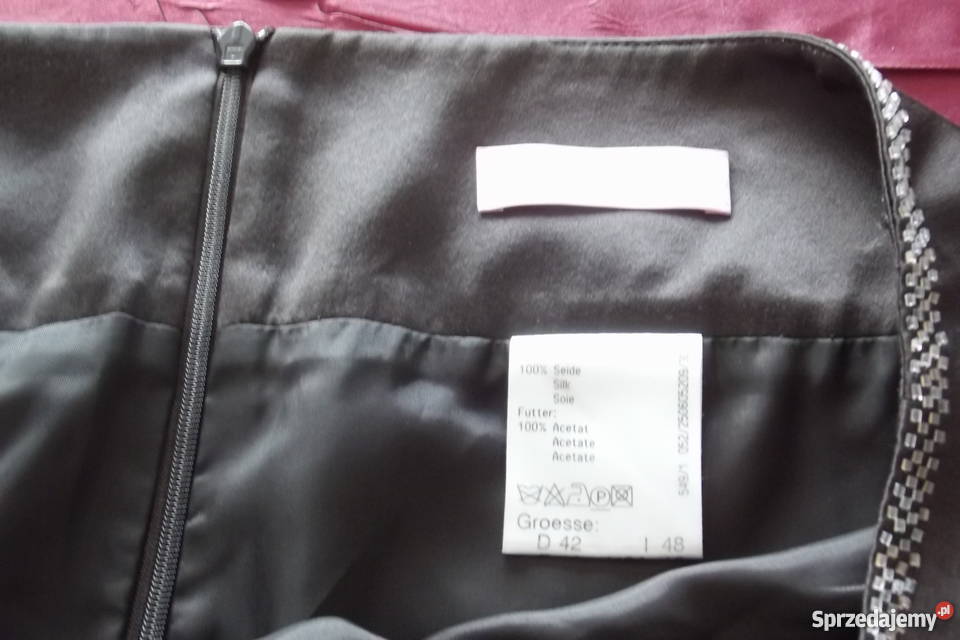 Spódnica z jedwabiu haft r4446 Piekary Śląskie