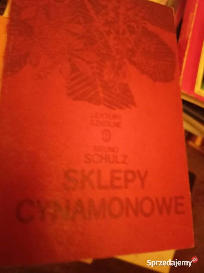 Schulz Sklepy cynamonowe książki Warszawa