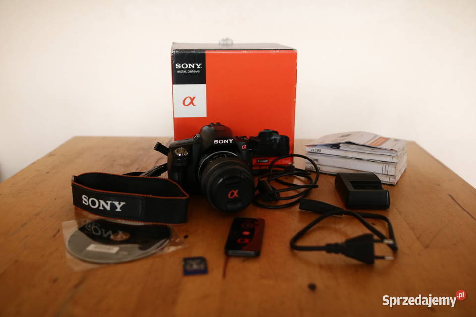 Lustrzanka Sony DSLRA390L korpus obiektyw 1855mm Katowice sprzedam