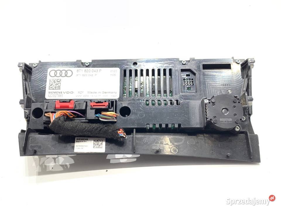PANEL STEROWANIA NAWIEWU AUDI A4 B8 8T1820043P Panele sterowania, przełączniki sprzedam