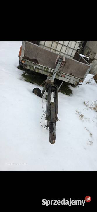 Przyczepa jednoosiowa dyszel typ bocian 2000dmc Czeladź