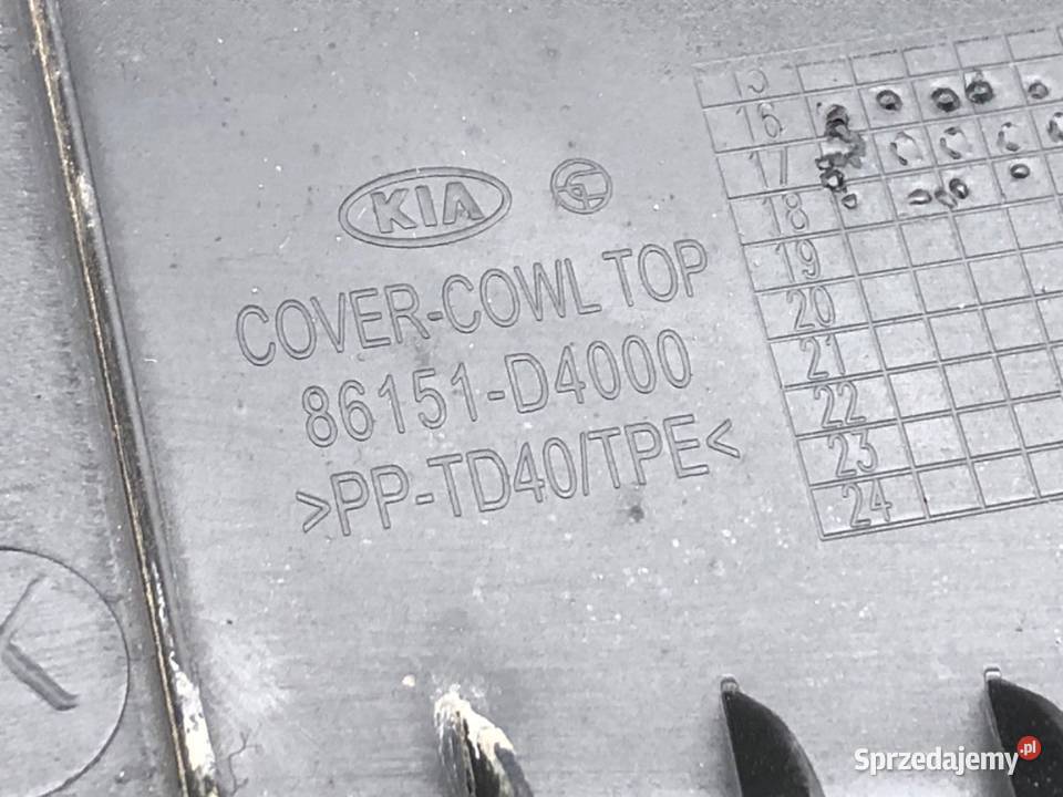 PODSZYBIE KIA OPTIMA 86151D4000 Kombi OSŁONA sprzedam