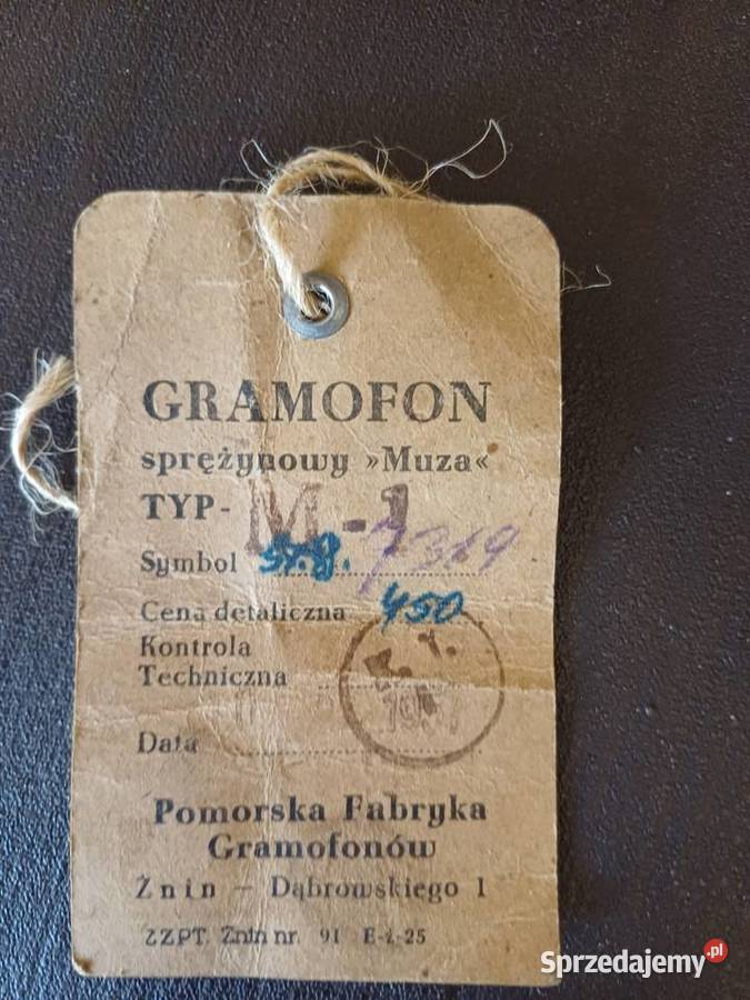 Gramofon Muza model M1 Kraków sprzedam
