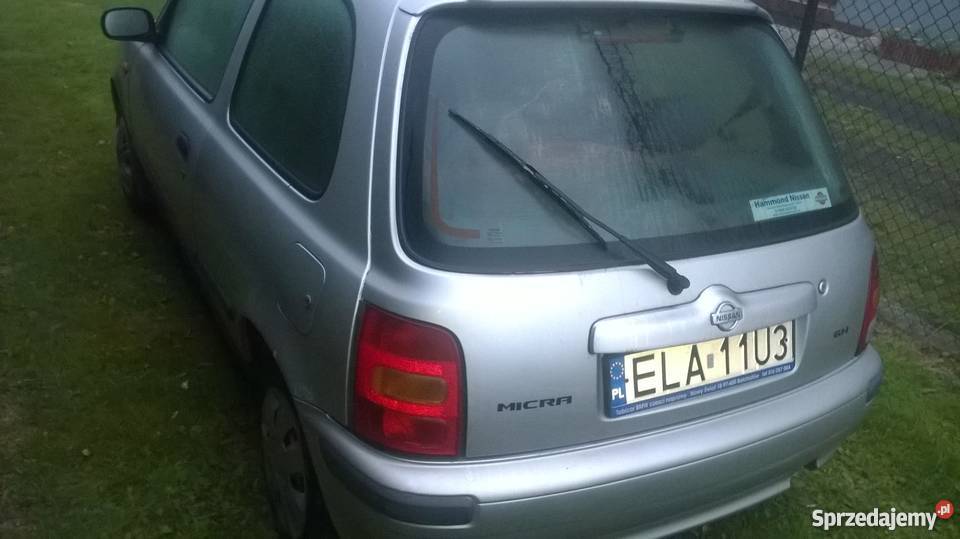 Nissan Micra K11 LIFT 2000 Sprawny do jazdy Rok produkcji 2000 łódzkie Piotrków Trybunalski