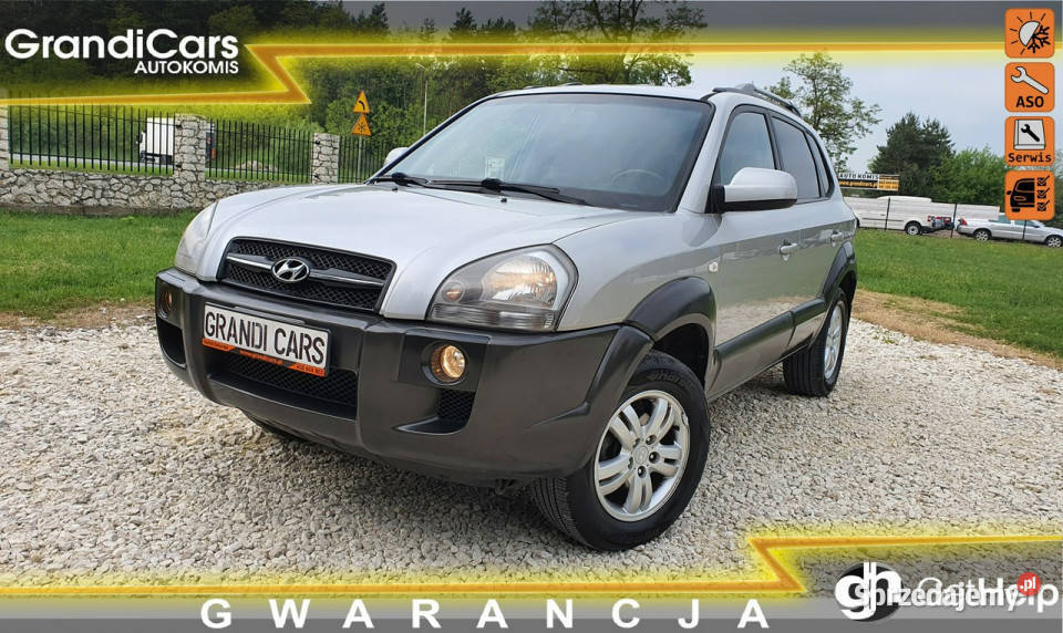Hyundai Tucson 2WD 20 16v Klima Tempomat Welur immobilizer Chmielnik