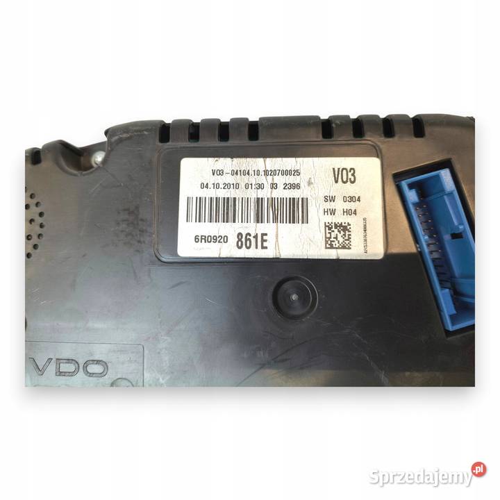LICZNIK ZEGARY 6R0920861E VW Polo V 12 16 TDI osobowe