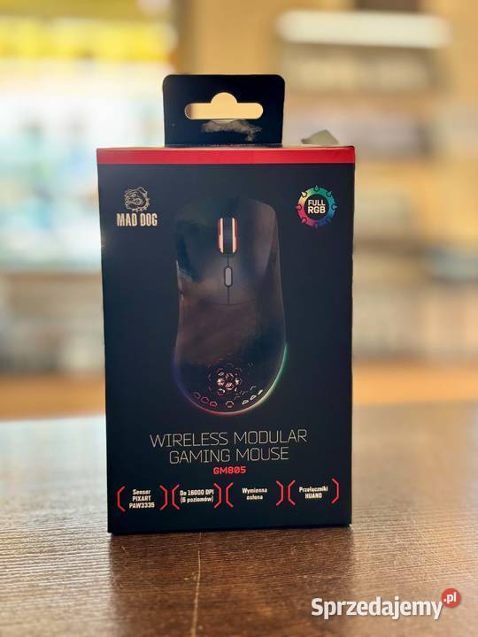 Myszka bezprzewodowa Mad Dog GM805 sensor Elbląg