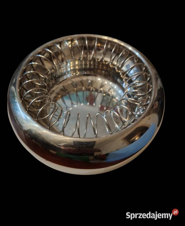Alessi Popielniczka SPIRALE srebrna średnica 16 Kalisz