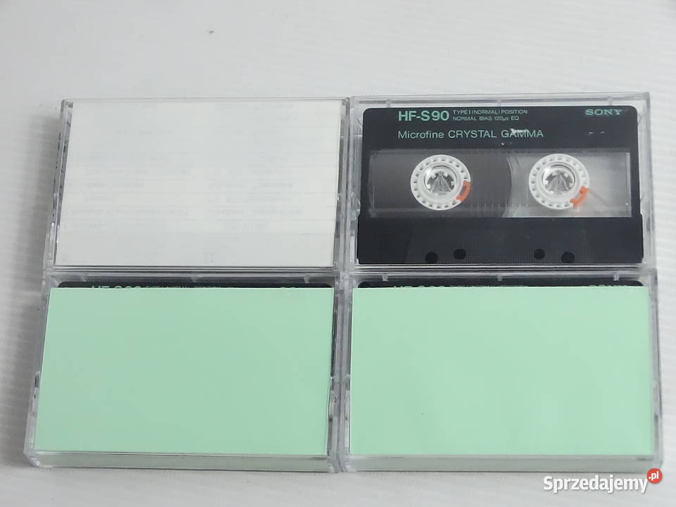 Kaset Magnetofonowe Sony HFS 90 Type I Zestaw 4 lubelskie