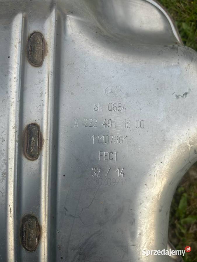 Tłumik prawy Mercedes s w222 v222 x222 osobowe Rzeszów