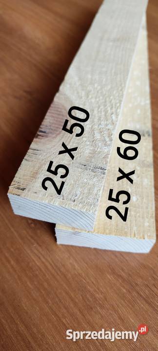 Sucha listwa drewniana montażowa Narew