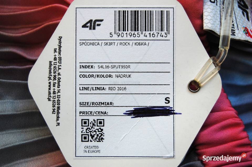 Nowa spódnica maxi polskiej reprezentacji fioletowy Lublin