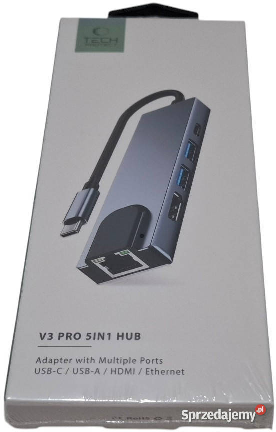 Adapter USBC 5w1 V3 PRO 5IN1 HUB Tech Protect Czeladź