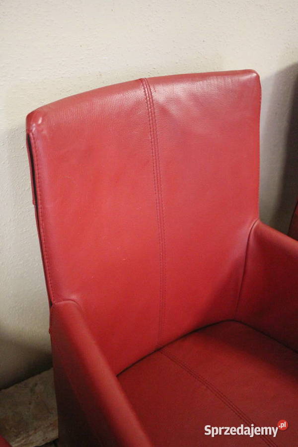 Zestaw 4 foteli ładne obicie w stylu PRL Pszczyna