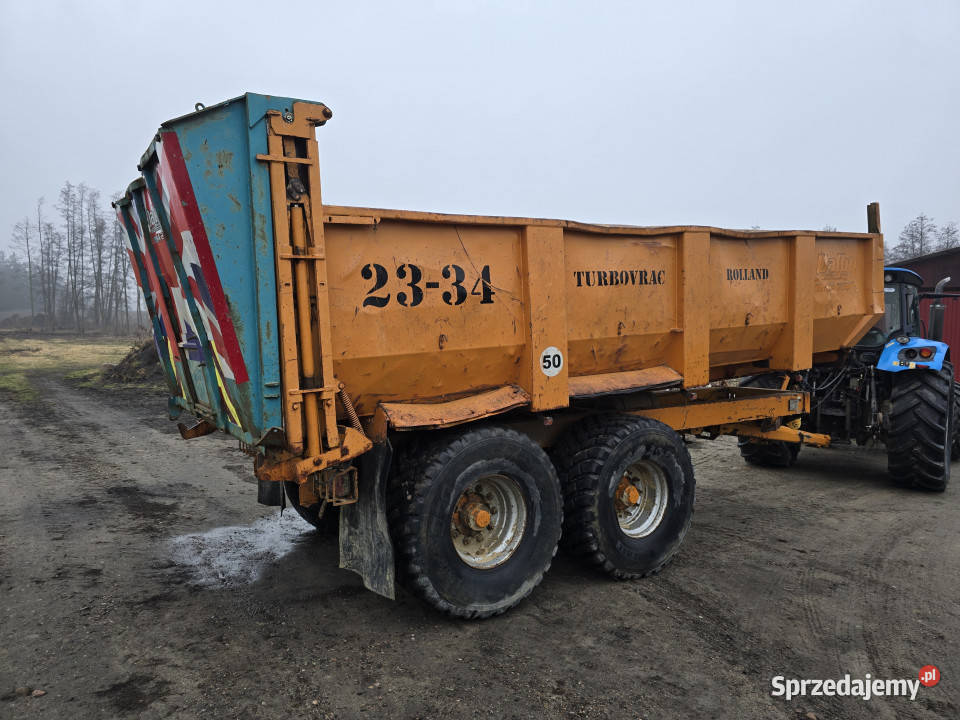 Przyczepa wywrotka ROLLAND TURBOVRAC 2334 Rolnictwo Ciechanów