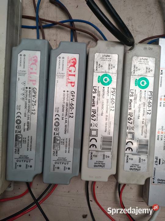 Zasilacze LED i przemysłowe 12V różne modele Wrocław