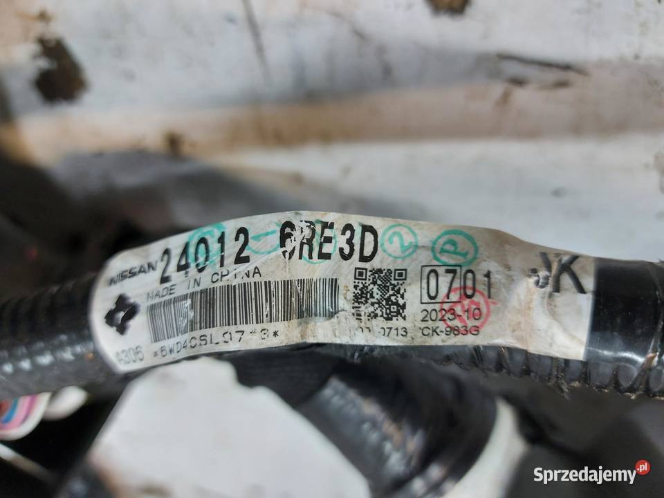 Nissan XTRAIL T33 IV 2023r 15 VCT Wiązka komory