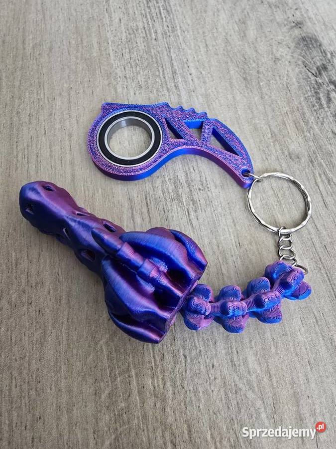 Keyspinner Spinozaur 2w1 3D KeyRambit KeyFlipper Ozdoby Chełm sprzedam