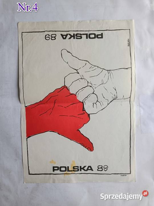 NSZZ Solidarność Plakaty przedwyborcze 1989r do Gdynia sprzedam